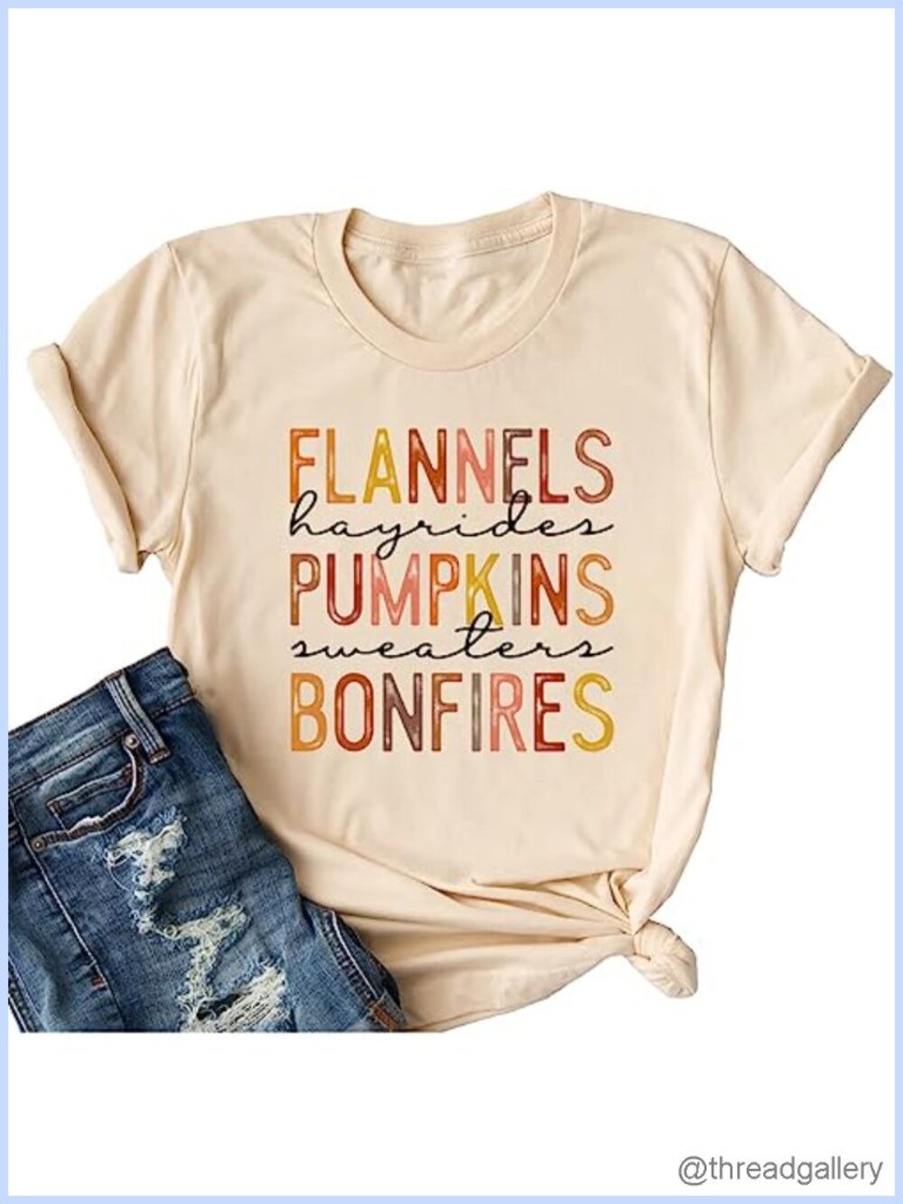 Ykomow Pumpkin Graphic Tee Short Sleeve Crew Neck Casual Fall T-Shirt